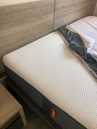 Colchón, Funda y Somier Emma 200x200cm casi nuevo