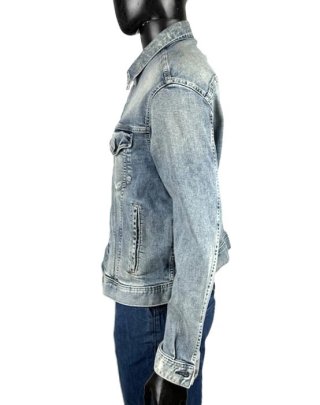 Replay Giacca Jeans Uomo Tg XL Blu Denim Trucker