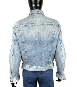 Replay Giacca Jeans Uomo Tg XL Blu Denim Trucker