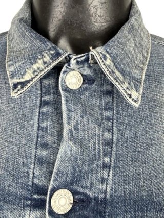 Replay Giacca Jeans Uomo Tg XL Blu Denim Trucker