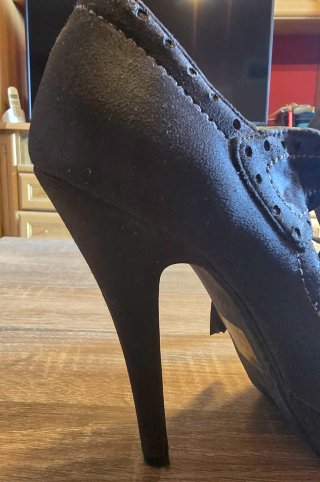 Zapatos de tacón MariPaz Gris Oscuro Talla 39