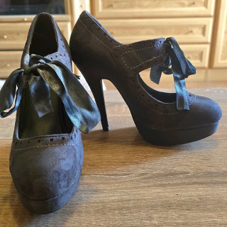 Zapatos de tacón MariPaz Gris Oscuro Talla 39