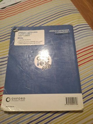 Lengua castellana y literatura I. Libro del est...