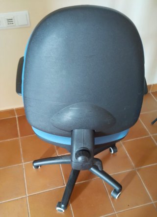 Silla de oficina giratoria base 5 ruedas