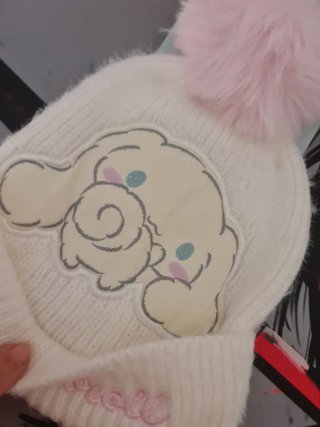 Gorro Cinnamoroll Rosa y Blanco