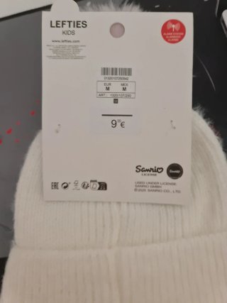 Gorro Cinnamoroll Rosa y Blanco