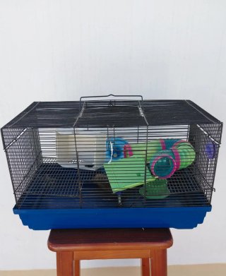 Jaula para hámster con accesorios