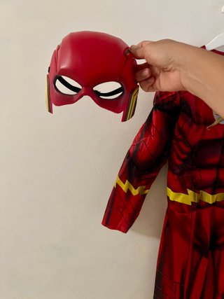 Disfraz Infantil Flash con Máscara 3-5 años