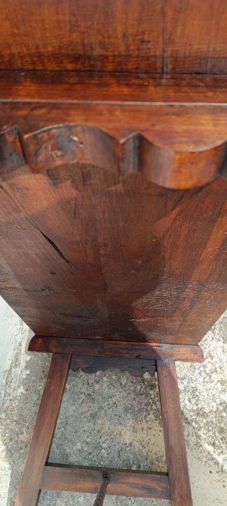 Mesa centro madera maciza rústica