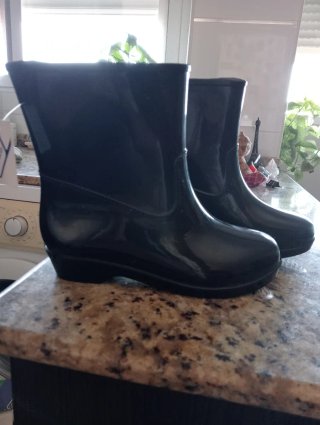 Botas de agua niño negras