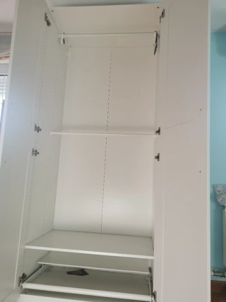 Armario Pax Ikea Blanco de 1m de ancho