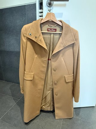 Cappotto Max Mara Studio Camel Lungo Originale
