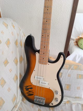 Bajo Panther y funda Fender