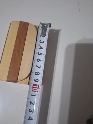 Monedero mujer madera y terciopelo
