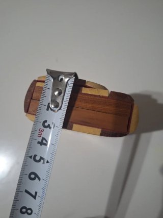 Monedero mujer madera y terciopelo