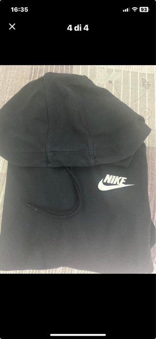 Felpa Nike Nera con Logo