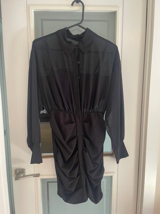Vestido negro talla única sin marca