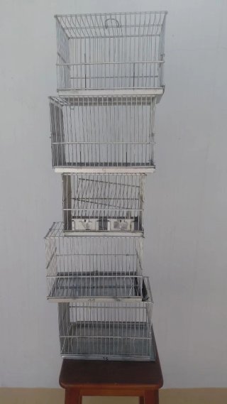 Jaulas para pájaros aluminio 1 a 12€  5 a 50€