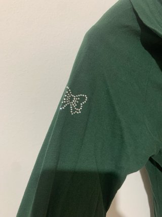Felpa Vintage Perrier Pin-Up Strass