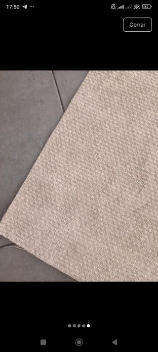 Trozo de tela beige texturizado