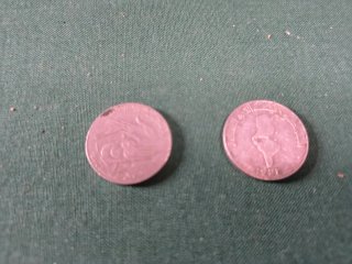 Lote monedas Argelia y Túnez