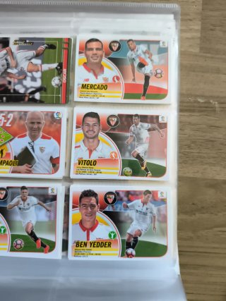 Lote 9 Cromos Panini LaLiga Sevilla FC