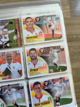 Lote 9 Cromos Panini LaLiga Sevilla FC
