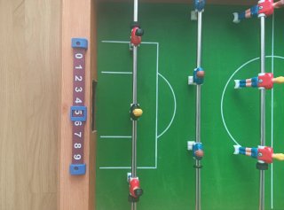Futbolín de mesa