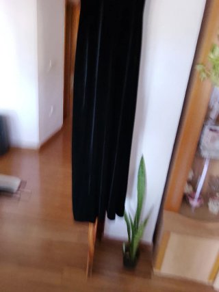 Vestido largo terciopelo estampado cebra