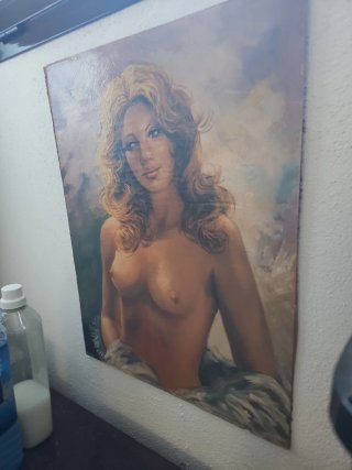 Pintura de mujer desnuda