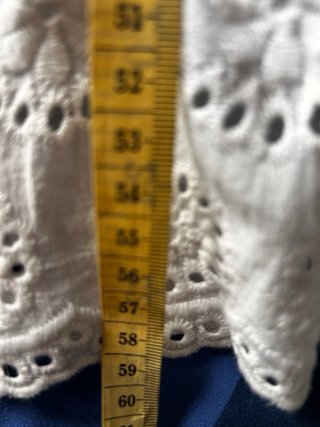 Chaqueta vaquera romántica encaje y elastán T/XS-S