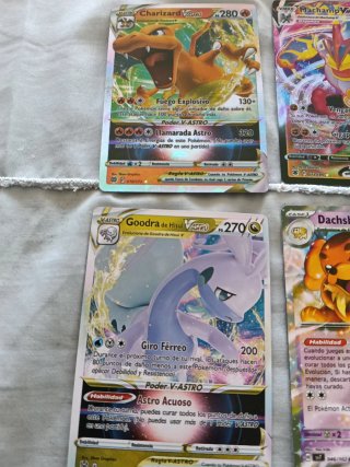 Lote cartas Pokémon Charizard y más