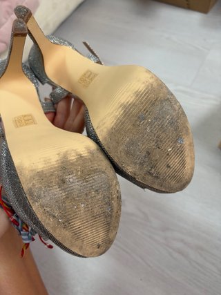 Sandalias BIBI LOU Plataforma. Tacón Brillantes