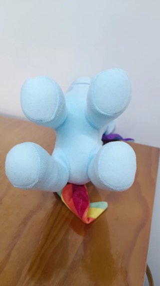Peluche Unicornio Azul- 33cm
