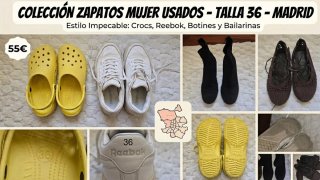 Lote 4 pares zapatos talla 36