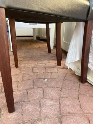 Juego de 6 sillas de comedor negras