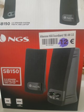 Altavoces NGS SOUNDBARD 150/4W 2.0