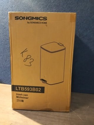 Cubo de basura con pedal SONGMICS LTB593B02