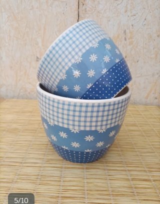 Set 2 Vasi Ceramica Decorati