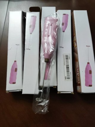 Espumador eléctrico rosa nuevo a estrenar