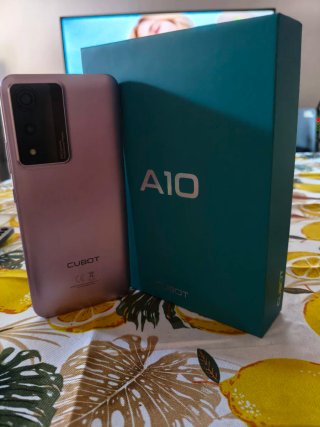 Móvil Cubot A10 Rosa/Dorado con cargador