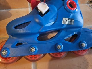 Patines Oxelo Talla 2XS (28-30) + Protecciones
