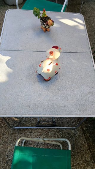 Mesa y sillas de camping plegables