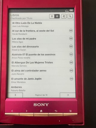 Sony Reader PRS-T1 Lector Ebook Rosa