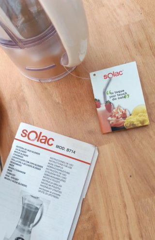 Batidora Solac Tropic B714 Nueva con etiquetas