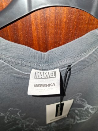 Camiseta Spiderman X Bershka Gris