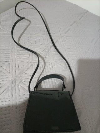 Borsetta mini nera lucida