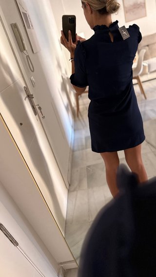 Vestido Primark volantes con etiqueta
