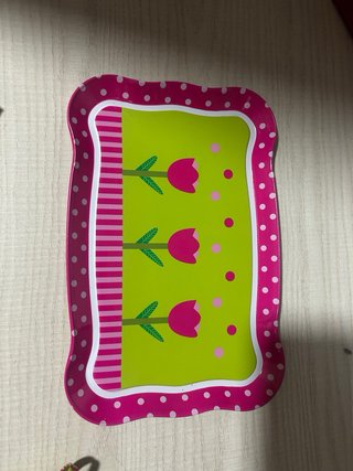 Juego de té infantil metálico