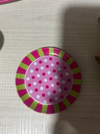 Juego de té infantil metálico